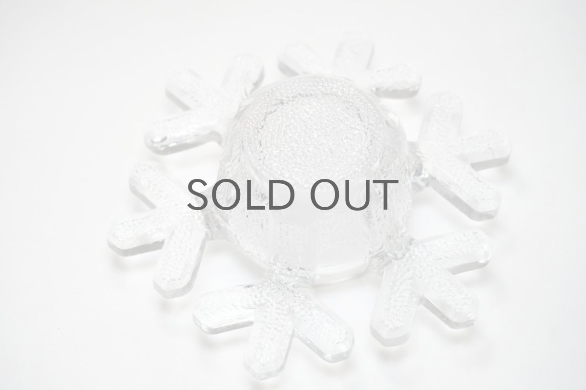 画像6: ビンテージ北欧雑貨/iittala/イッタラ/スノーフレーク/雪の結晶/キャンドルホルダー/No.1 (6)