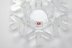 画像4: ビンテージ北欧雑貨/iittala/イッタラ/スノーフレーク/雪の結晶/キャンドルホルダー (4)