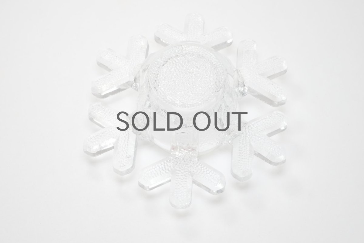 画像7: ビンテージ北欧雑貨/iittala/イッタラ/スノーフレーク/雪の結晶/キャンドルホルダー (7)