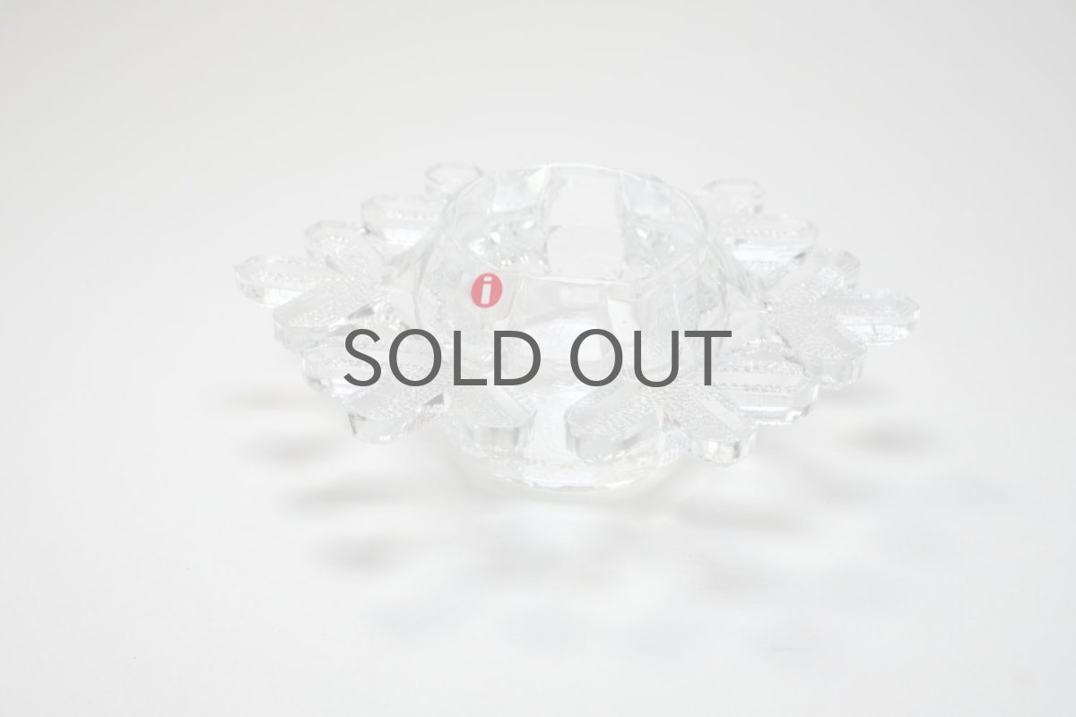 画像5: ビンテージ北欧雑貨/iittala/イッタラ/スノーフレーク/雪の結晶/キャンドルホルダー (5)