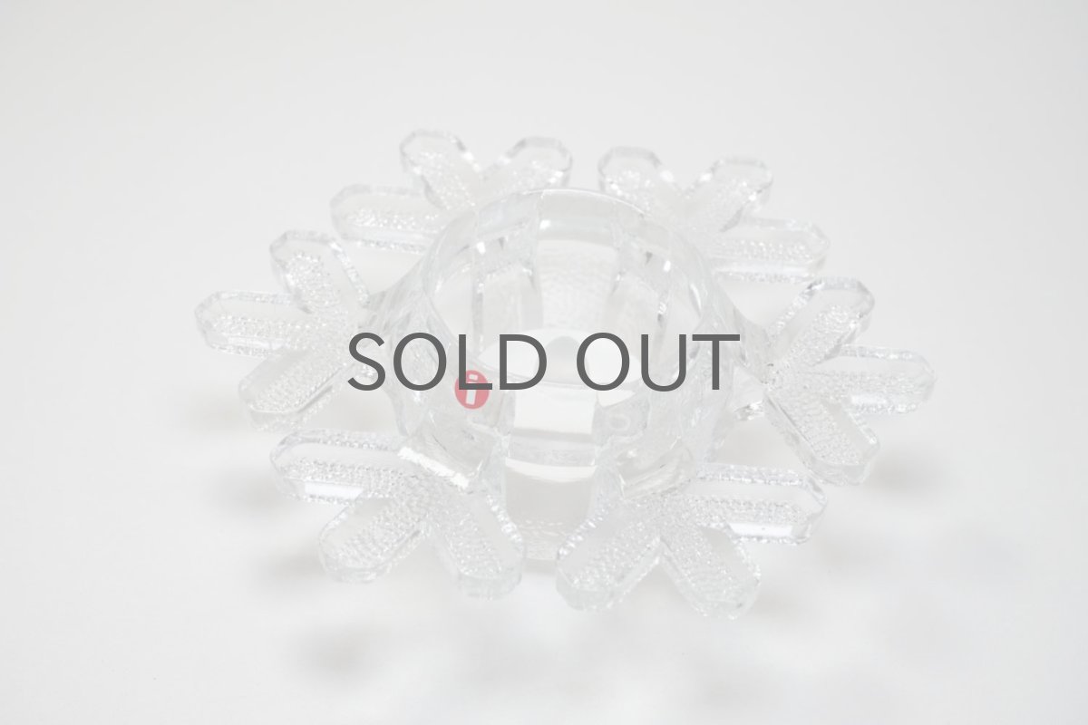 画像6: ビンテージ北欧雑貨/iittala/イッタラ/スノーフレーク/雪の結晶/キャンドルホルダー (6)