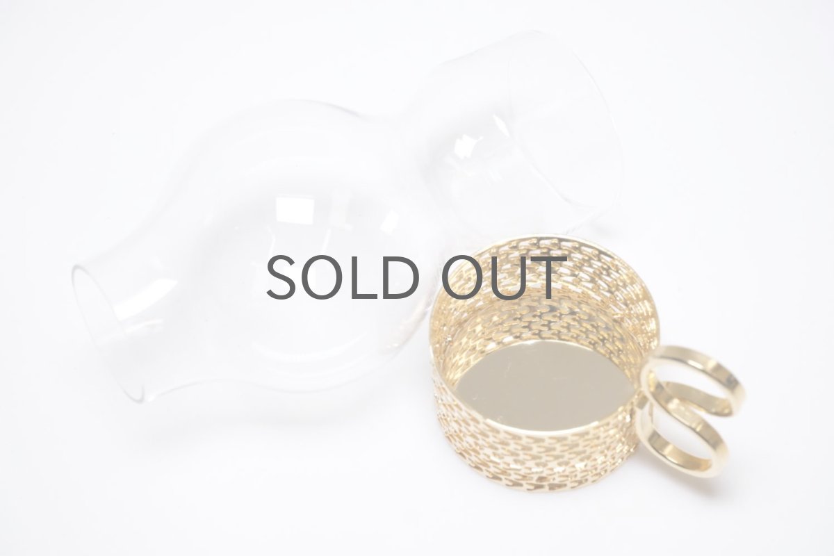 画像3: iittala/イッタラ/24Karaatti/24キャラット/ゴールドホルダー&クリアガラス/TSAIKKA/ツァイッカ/ランタン/キャンドルホルダー/Sサイズ/No.2 (3)