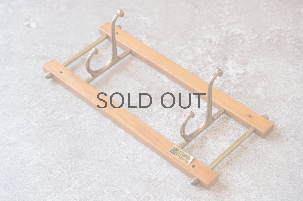 画像2: Skogslunds Metallgjuteri社製/ヴィンテージ真ちゅうウォールハンガー/フック/ 35cm (2)