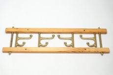 画像1: Skogslunds Metallgjuteri社製/ヴィンテージ真ちゅうウォールハンガー/フック/ 31cm (1)