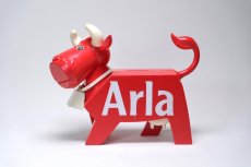 画像1: 北欧ビンテージ雑貨/Arla/アーラ/ノベルティ/ウシの貯金箱 (1)