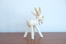 画像2: スウェーデン/Gunnar Ander/グンナー アンデル/動物木製/ヤギ (2)