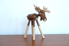 画像3: スウェーデン/Gunnar Ander/グンナー アンデル/動物木製/ヘラジカ (3)