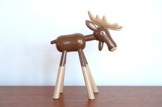 画像4: スウェーデン/Gunnar Ander/グンナー アンデル/動物木製/ヘラジカ (4)