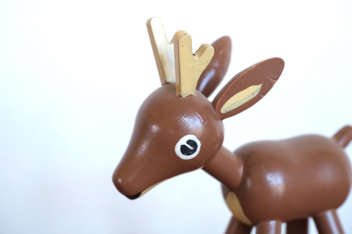 画像2: スウェーデン/Gunnar Ander/グンナー アンデル/動物木製/子鹿 (2)