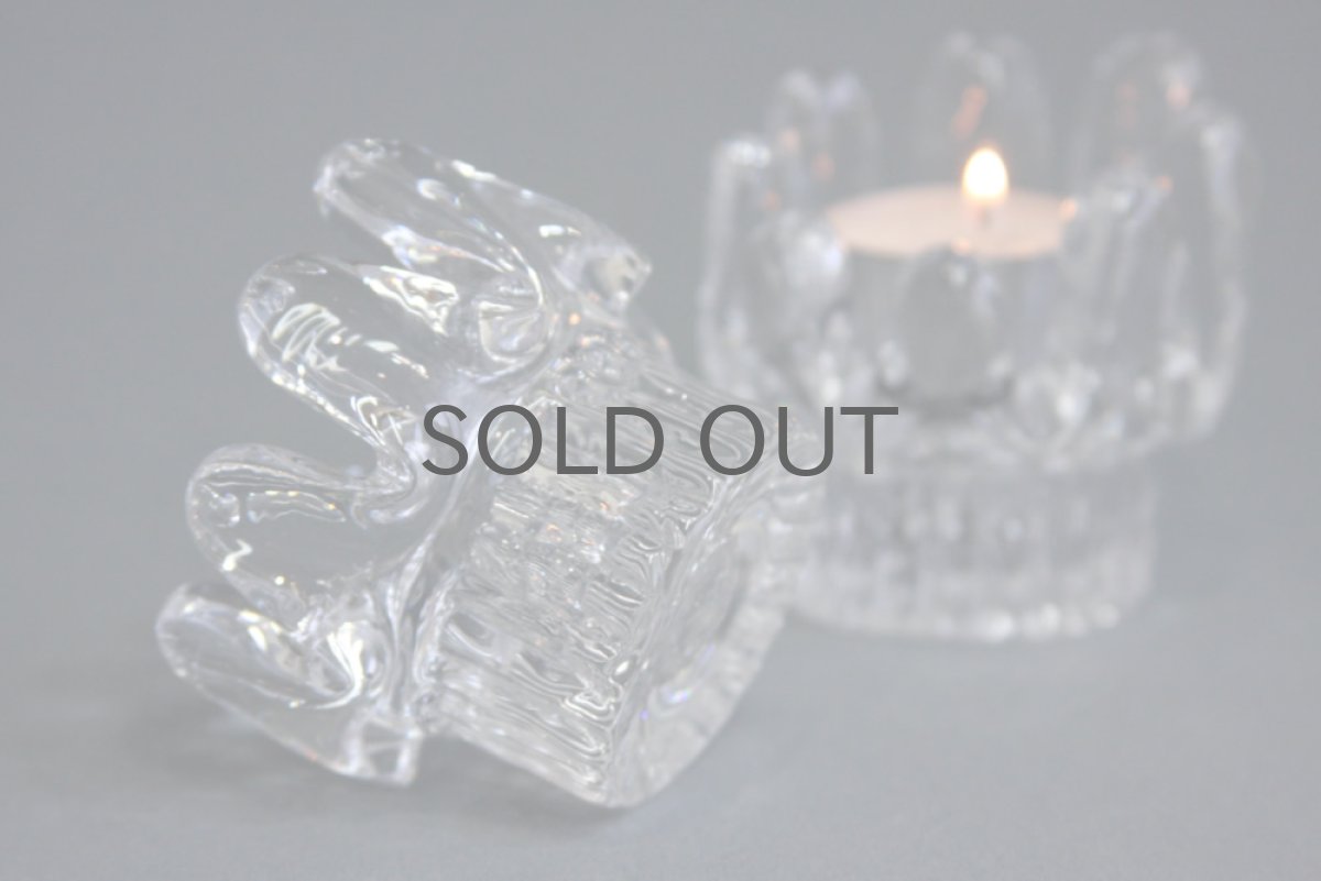 画像3: スウェーデン Kosta Boda Göran Wärff ガラスのキャンドルホルダー (3)