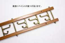 画像5: Skogslunds Metallgjuteri社製/ヴィンテージ真ちゅうウォールハンガー/フック/ 46cm (5)