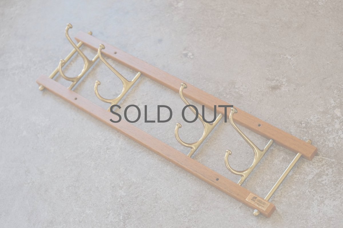 画像2: Skogslunds Metallgjuteri社製/ビンテージ真ちゅうウォールハンガー/フック/ 57cm (2)