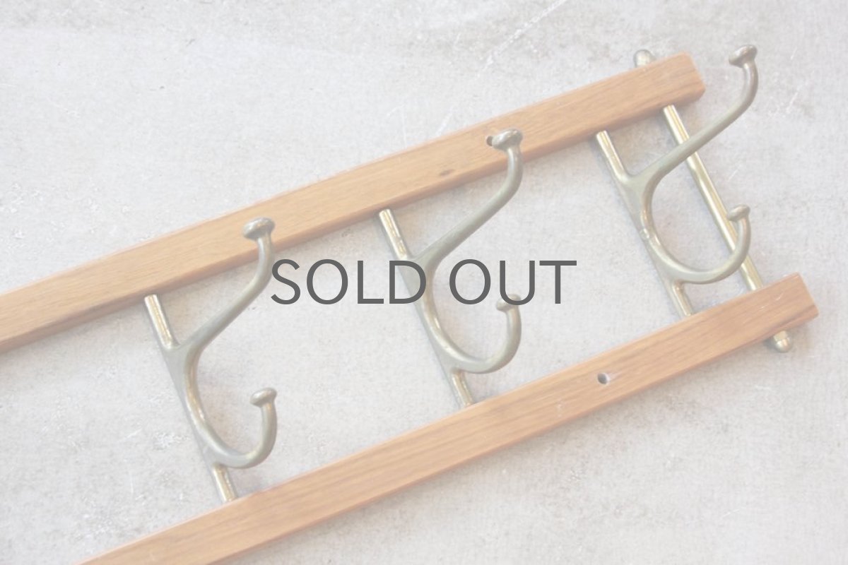 画像6: Skogslunds Metallgjuteri社製 ヴィンテージ真ちゅうフック コート用LLサイズ  79cm  (6)