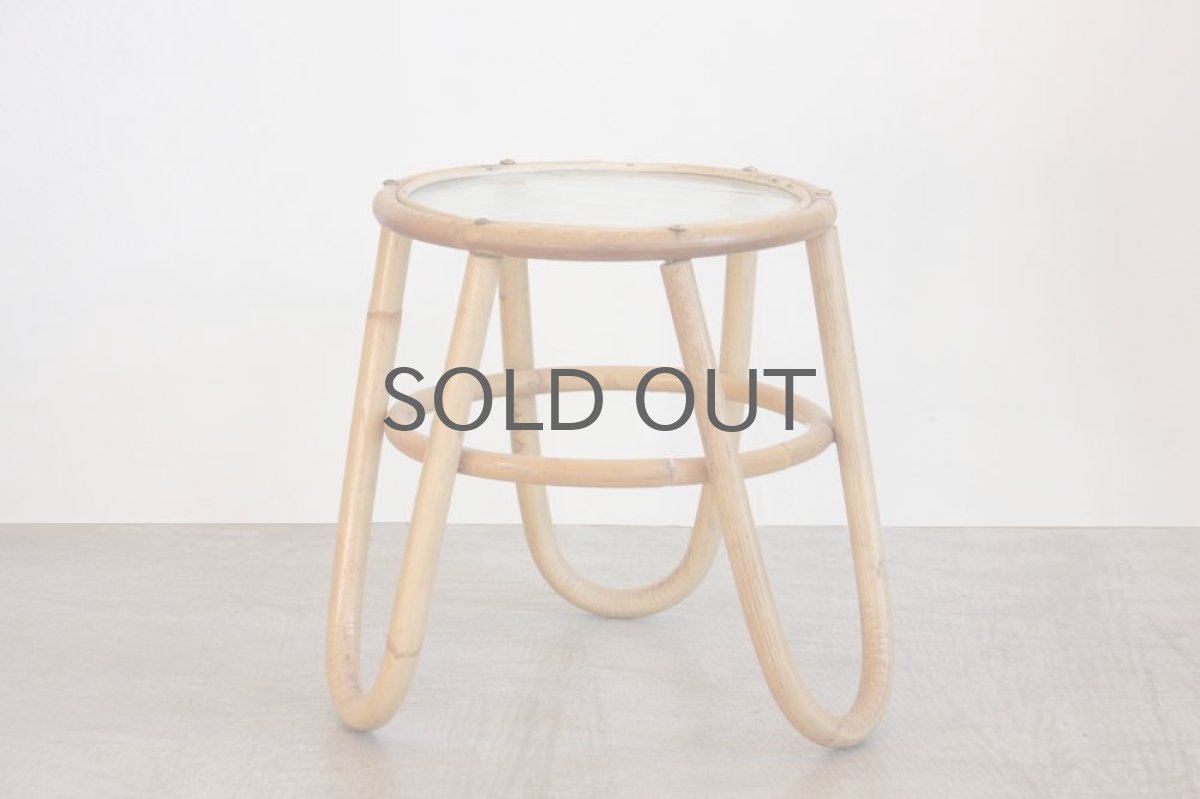 画像2: デンマークビンテージ/ラタンスタンド (2)