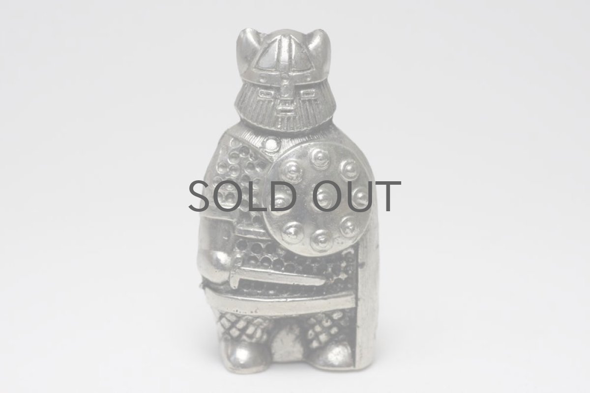 画像2: ビンテージ北欧雑貨/スウェーデン製/ヴァイキングと船/メタル製 (2)