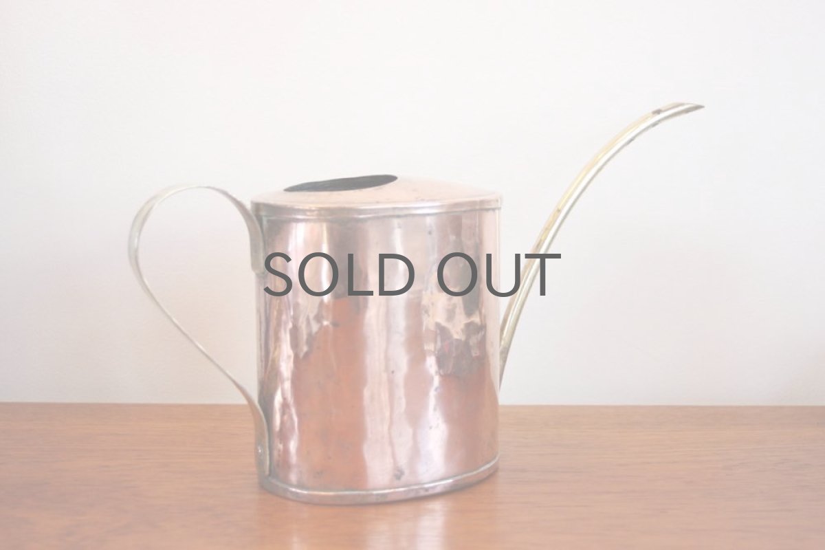 画像2: スウェーデン/ブラス(真鍮)のヴィンテージ水差し/細口ジョーロ/No.2 (2)