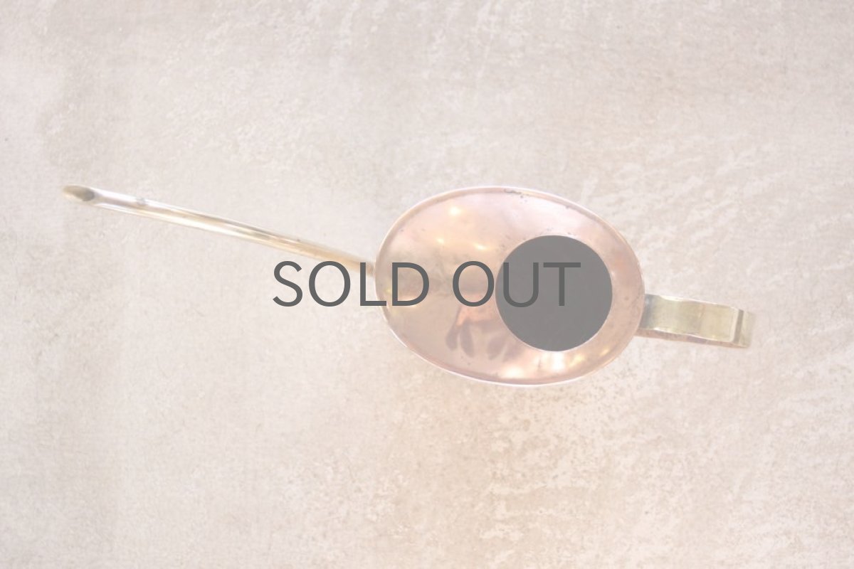 画像8: スウェーデン/ブラス(真鍮)のヴィンテージ水差し/細口ジョーロ/No.2 (8)