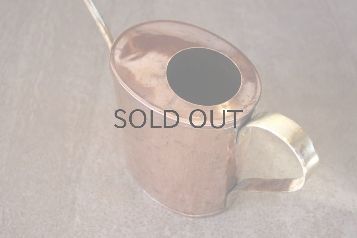 画像4: スウェーデン/ブラス(真鍮)のヴィンテージ水差し/細口ジョーロ/No.2 (4)