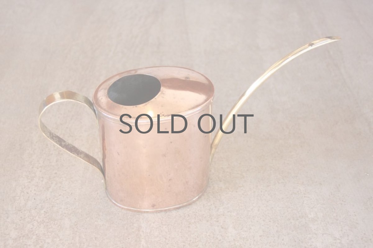 画像6: スウェーデン/ブラス(真鍮)のヴィンテージ水差し/細口ジョーロ/No.2 (6)