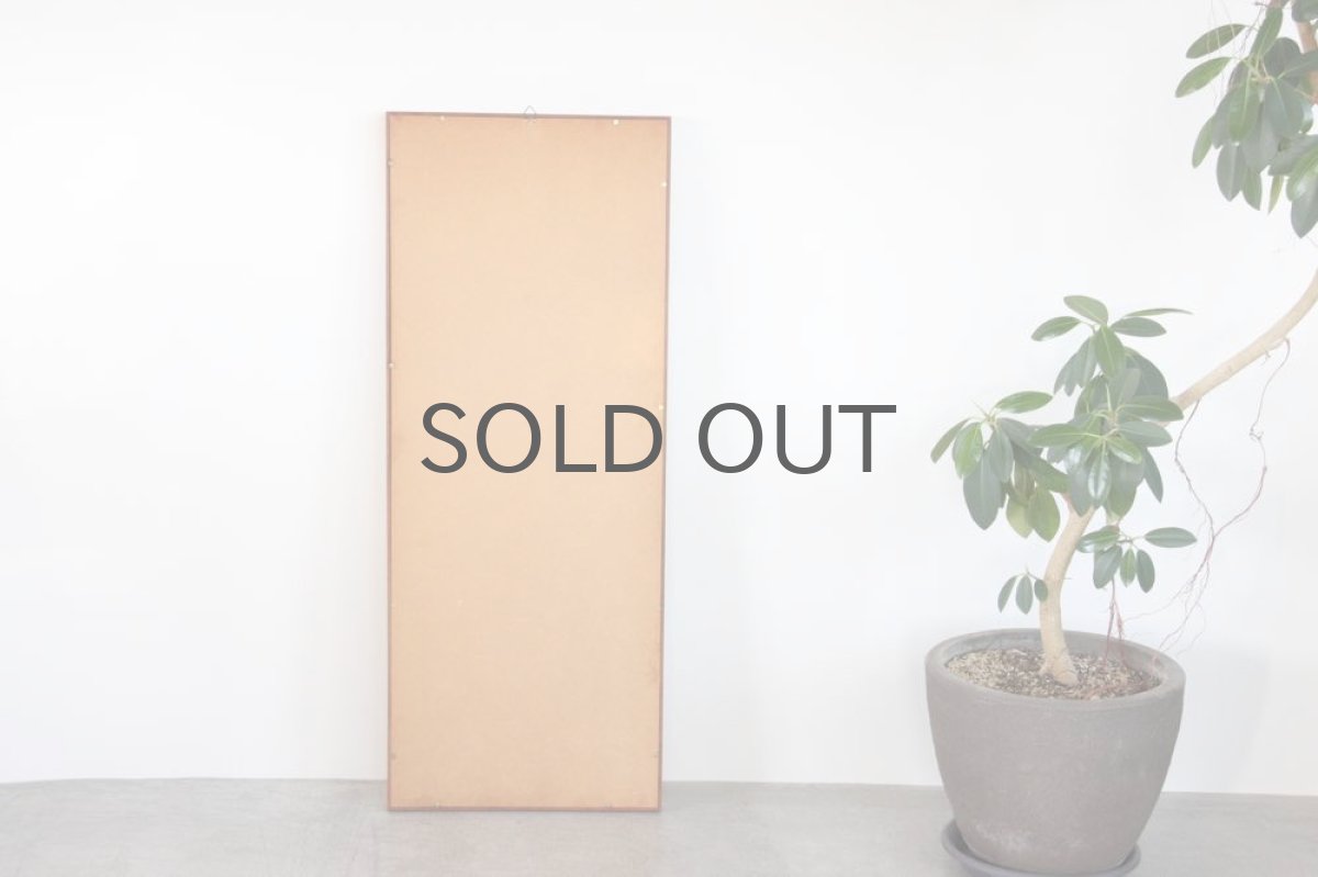 画像3: デンマーク製/ビンテージミラー/チークフレーム/No.1 (3)