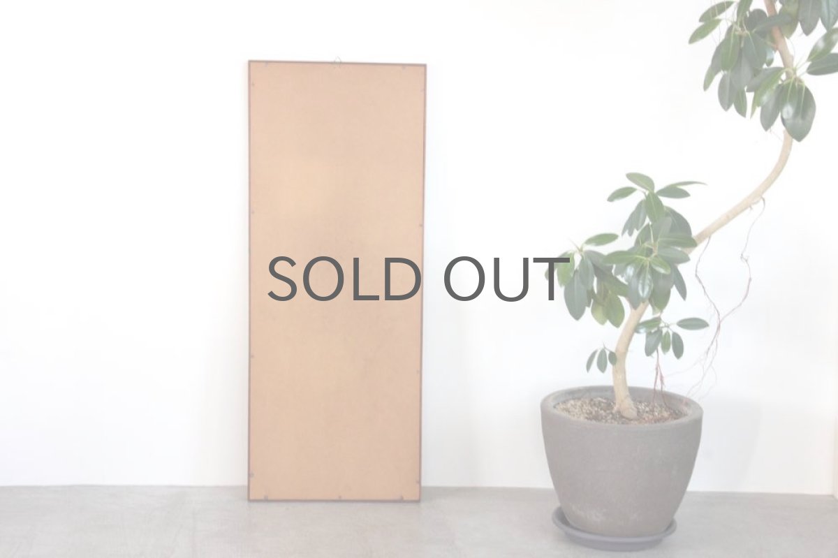 画像3: デンマーク製/ビンテージミラー/チークフレーム/No.2 (3)