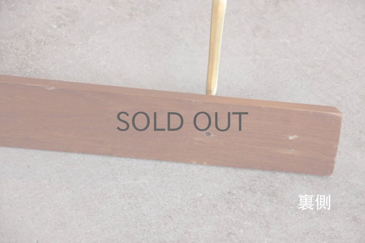 画像8: デンマーク製 /ヴィンテージチークウォールハンガー/フック/100cm (8)