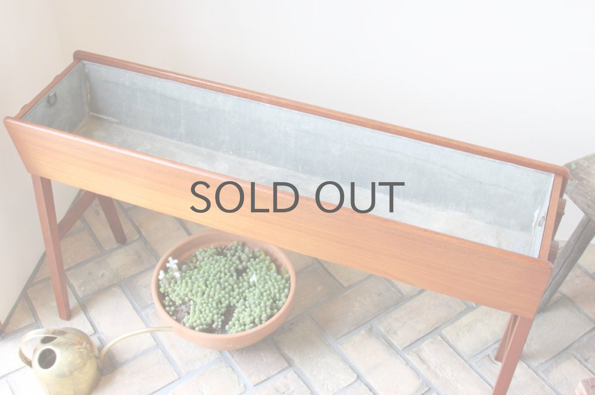 画像3: 北欧デンマーク　チーク　フラワープランター (3)