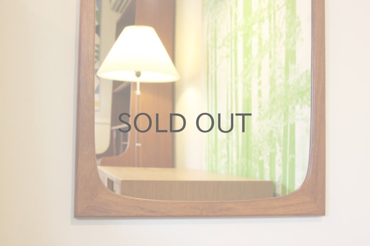 画像3: デンマーク製　ビンテージ　ミラー　　チーク　No.７ (3)