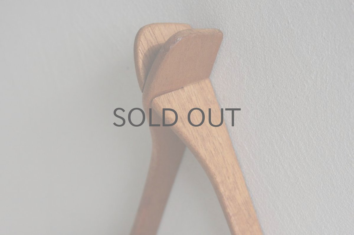 画像4: 北欧　ビンテージ　チーク材　壁掛け飾り棚 三角Sサイズ　No.2 (4)