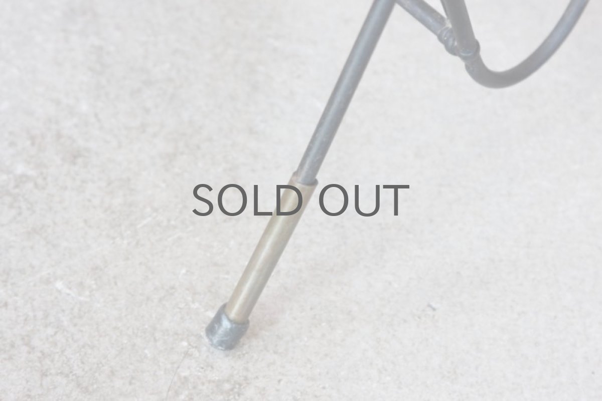 画像5: 北欧家具ヴィンテージマガジンラック／チーク＆アイアン (5)