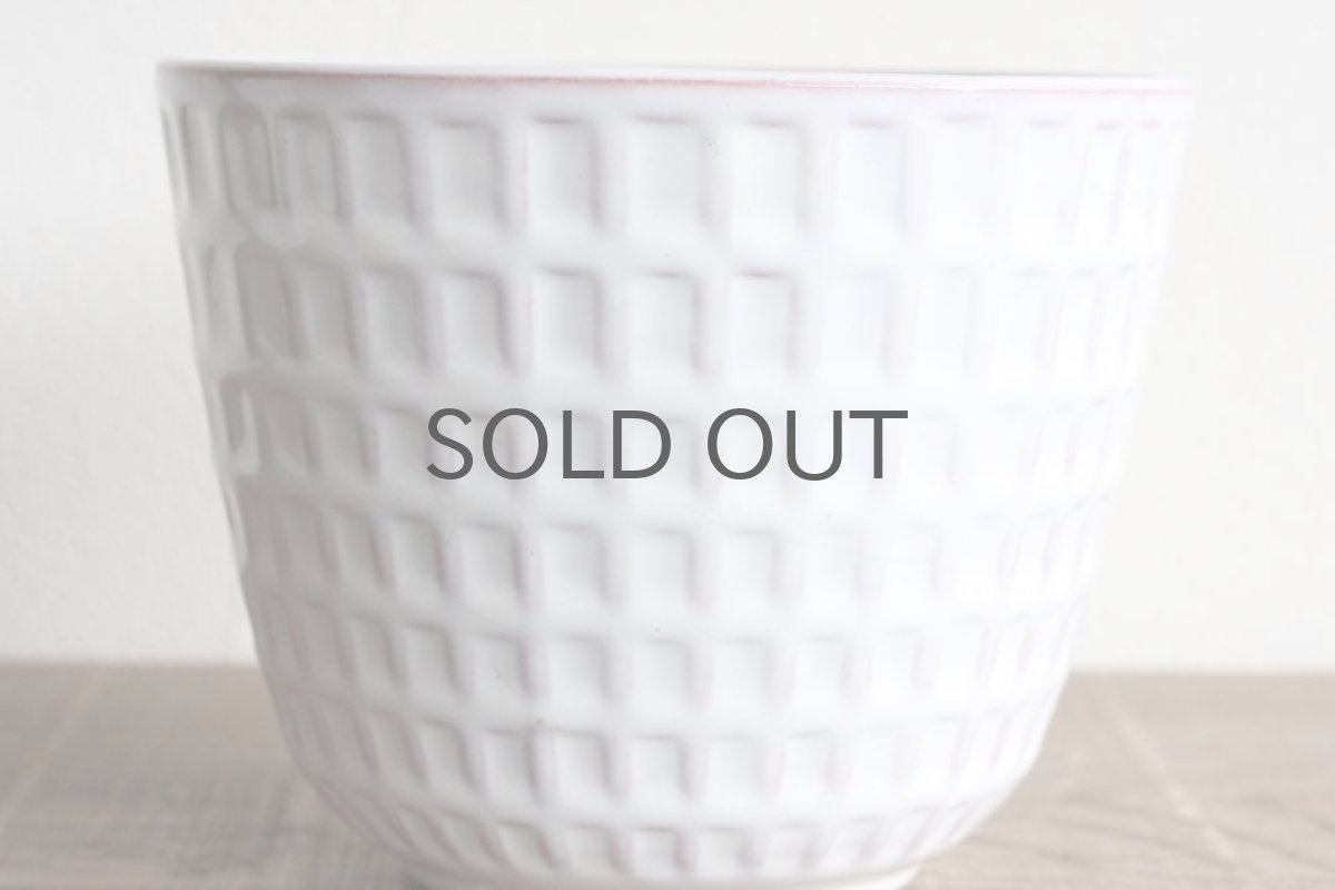 画像2: Upsala Ekeby/ウプサラ エクビー/ビンテージフラワーポット/ホワイトLサイズ (2)