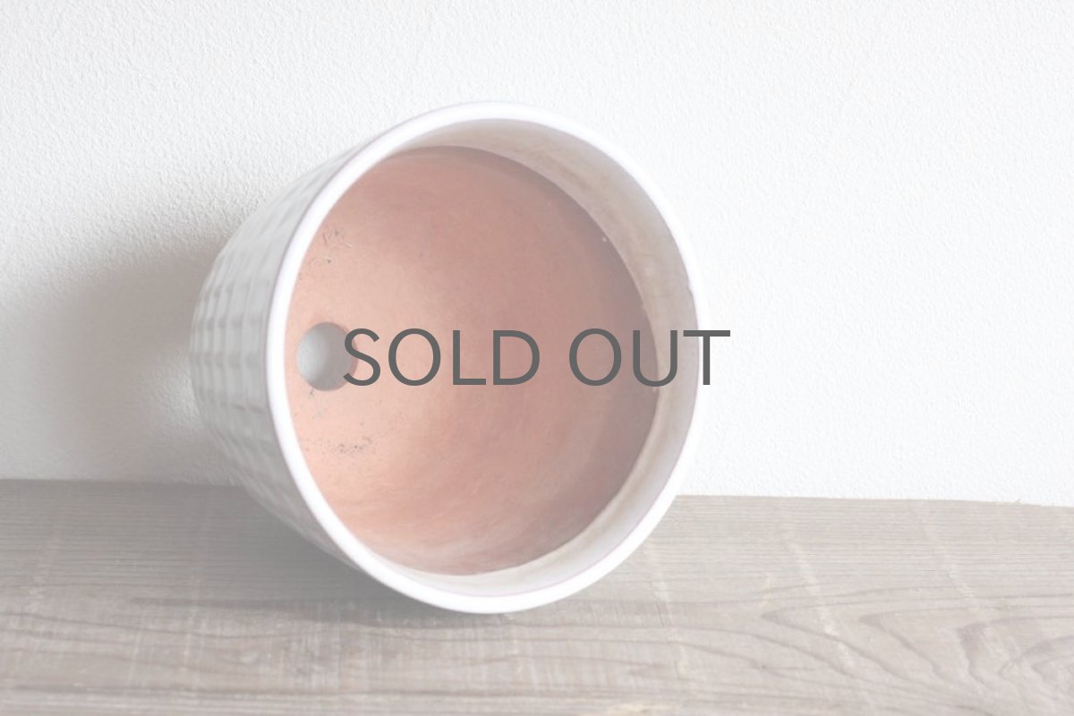 画像3: Upsala Ekeby/ウプサラ エクビー/ビンテージフラワーポット/ホワイトLサイズ (3)