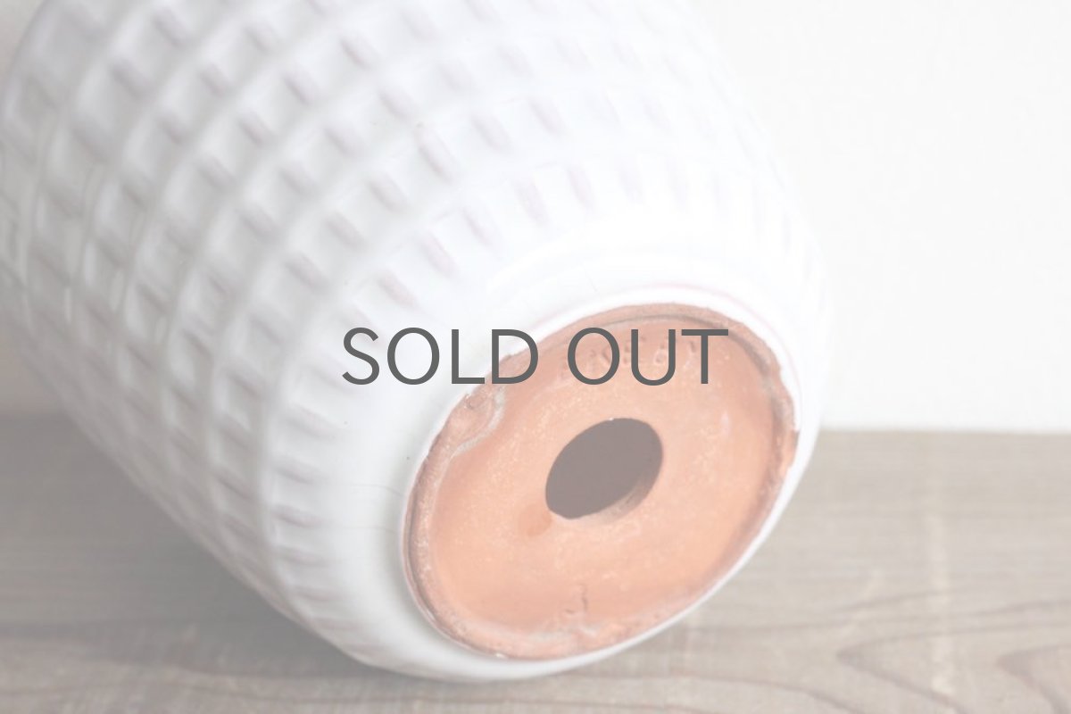 画像4: Upsala Ekeby/ウプサラ エクビー/ビンテージフラワーポット/ホワイトLサイズ (4)