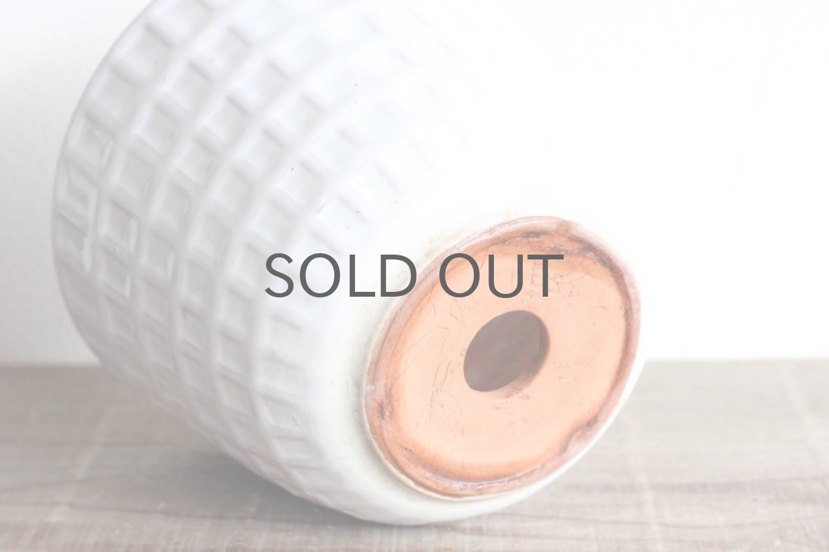画像5: Upsala Ekeby/ウプサラ　エクビー／ビンテージフラワーポット/ホワイトMサイズ (5)