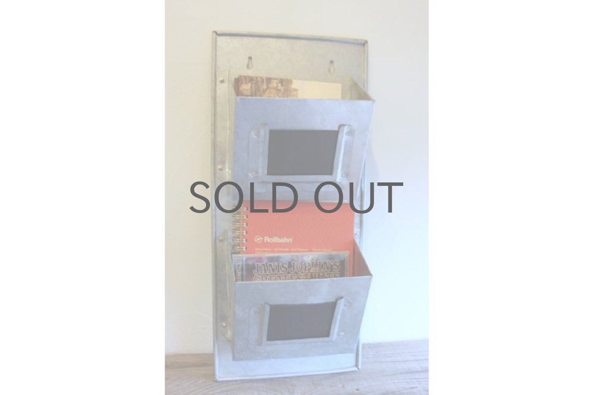 画像5: スウェーデン蚤の市／ブリキ製レターラック (5)