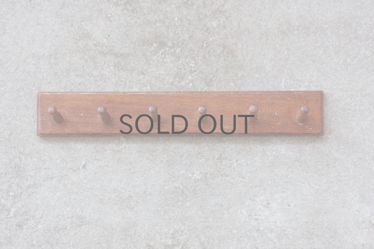 画像2: ビンテージインテリア北欧雑貨/スウェーデン/チークのフック 30cm (2)