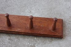 画像4: ビンテージインテリア北欧雑貨／スウェーデン／チークのフック　30cm (4)