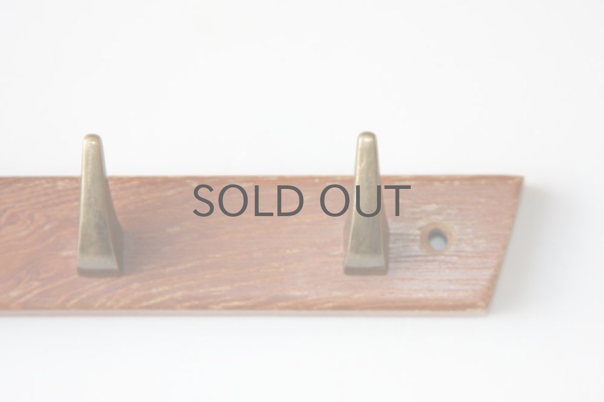 画像3: 北欧ヴィンテージ雑貨/ ヴィンテージ真ちゅうフック 4個フック HAFA (3)