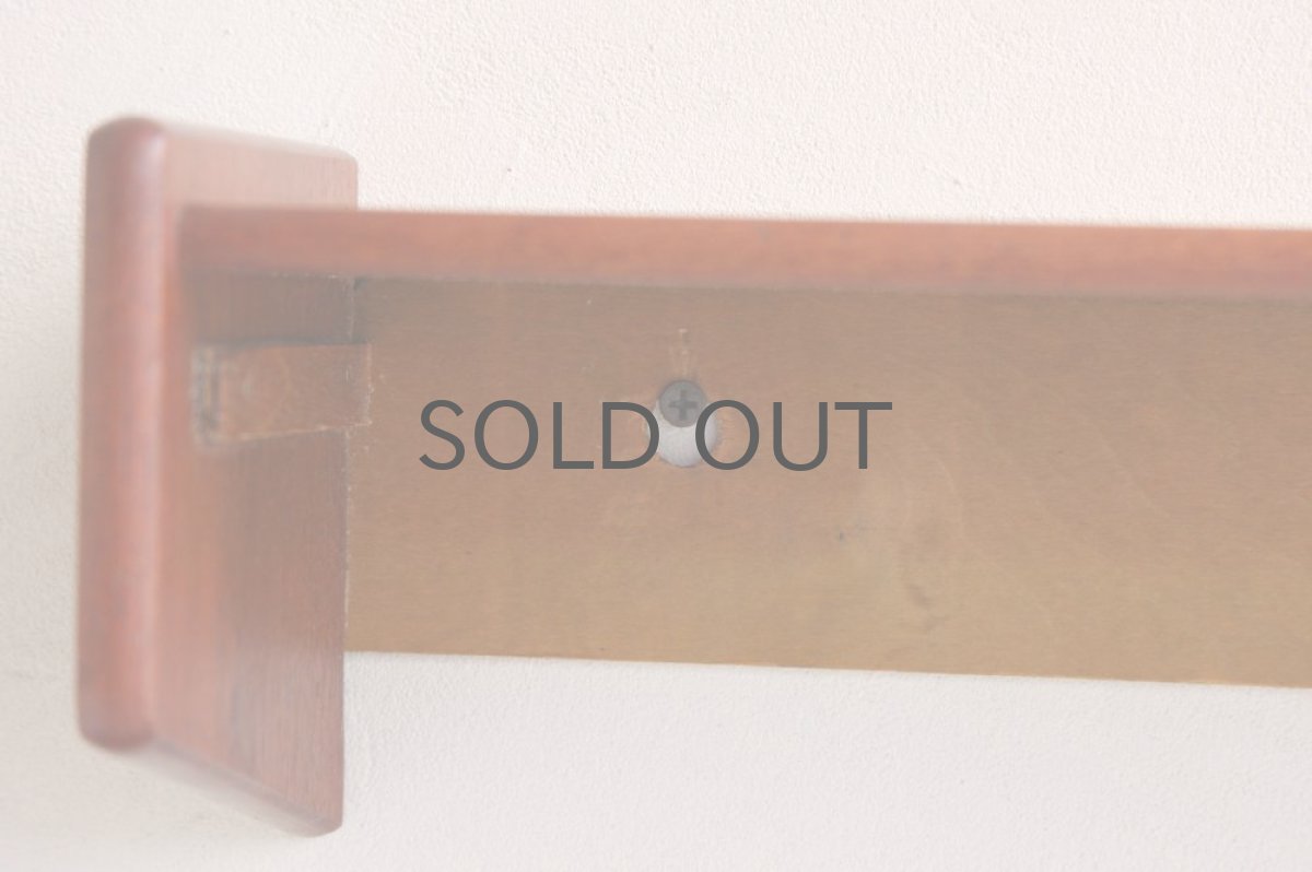 画像5: デンマーク製 ビンテージ 壁付け引き出し棚 チーク No.1 (5)