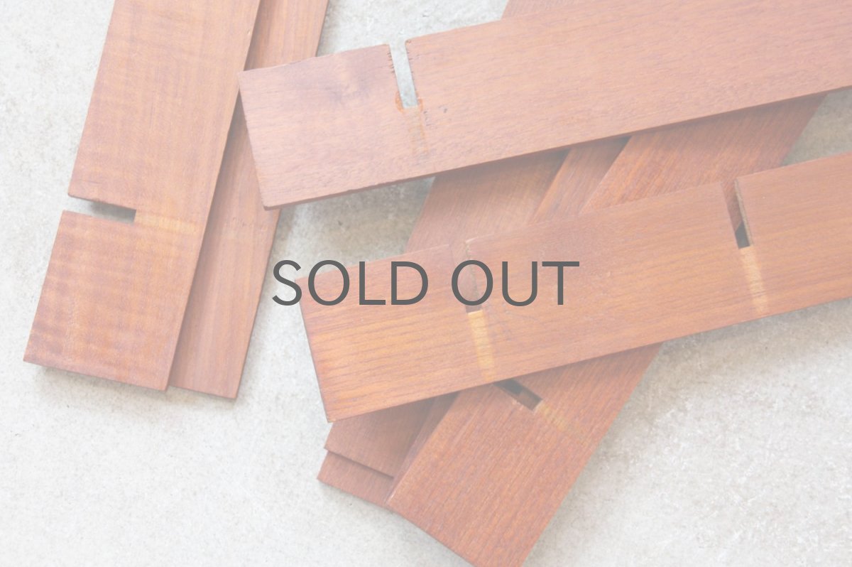 画像5: 北欧ビンテージインテリア雑貨/チーク/壁掛け飾り棚/スクエアー  (5)