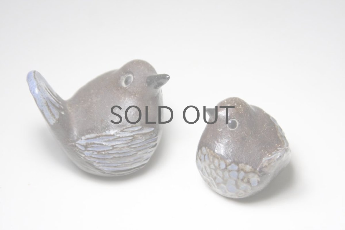 左の小鳥さんです。