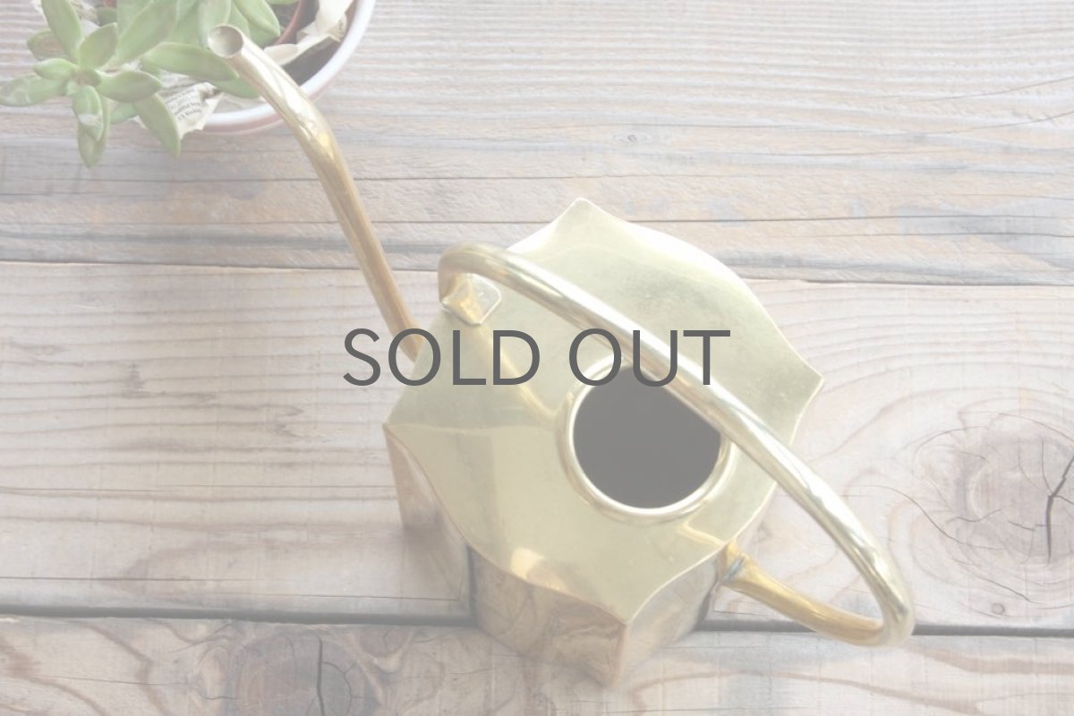 画像3: スウェーデン/ブラス(真鍮)のヴィンテージ水差し/細口ジョーロ (3)