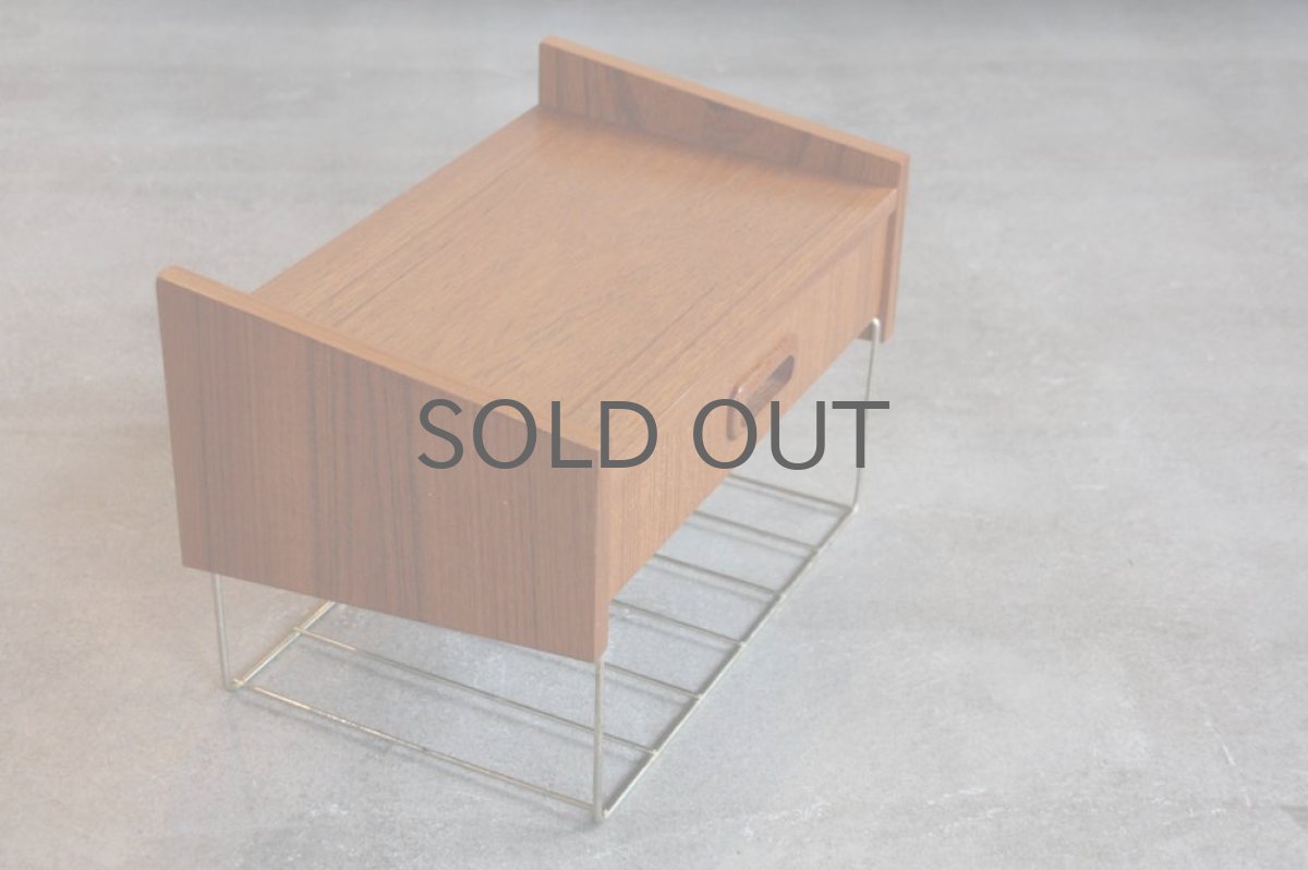 画像6: 北欧ビンテージインテリア雑貨/チーク/壁掛け引き出し棚 (6)