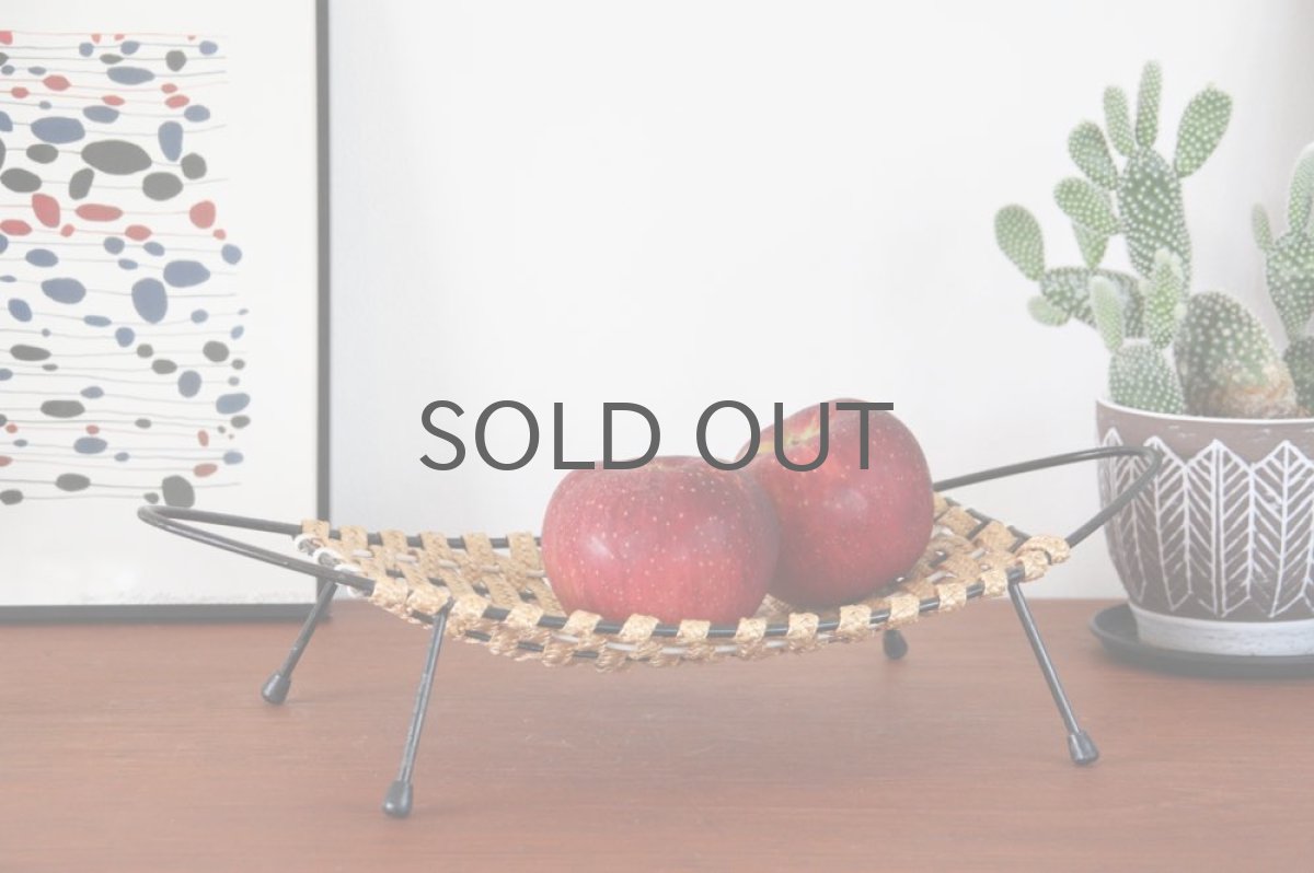 画像7: 北欧ビンテージインテリア雑貨/トレイバスケット/No.1 (7)