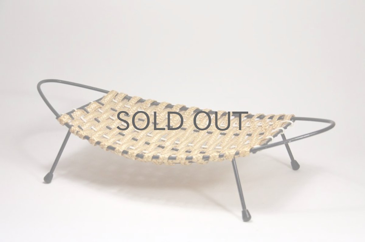 画像2: 北欧ビンテージインテリア雑貨/トレイバスケット/No.1 (2)