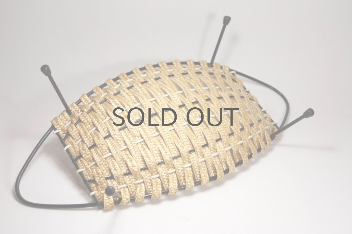 画像6: 北欧ビンテージインテリア雑貨/トレイバスケット/No.1 (6)