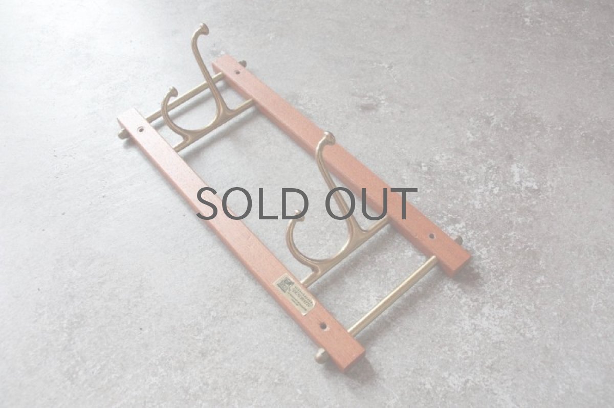 画像4: Skogslunds Metallgjuteri社製/ヴィンテージ真ちゅうウォールハンガー/フック/ 35cm/No.1 (4)