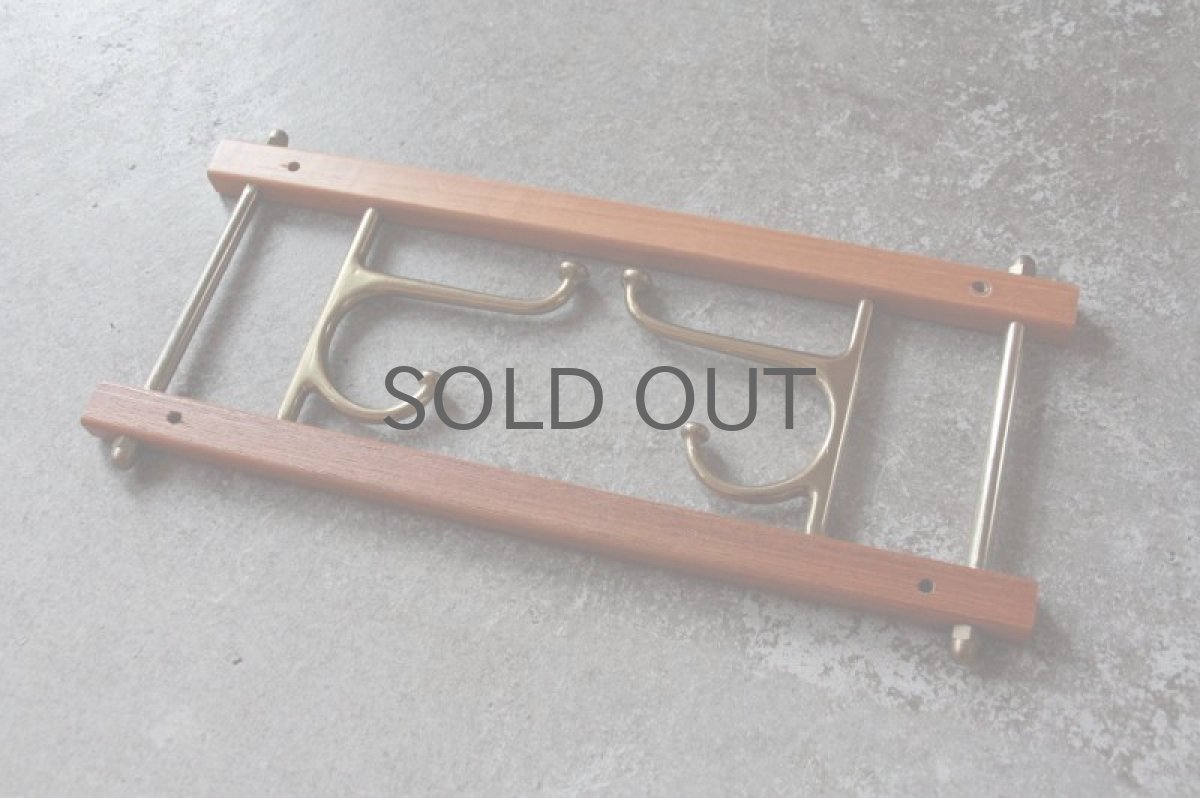 画像5: Skogslunds Metallgjuteri社製/ヴィンテージ真ちゅうウォールハンガー/フック/ 35cm/No.2 (5)