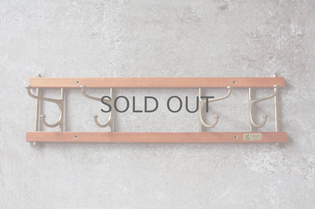 画像2: Skogslunds Metallgjuteri社製/ヴィンテージ真ちゅうウォールハンガー/フック/ 57cm/No.1 (2)