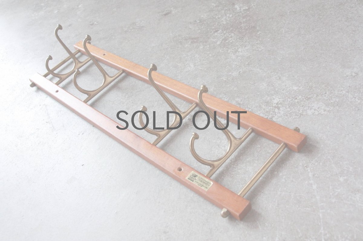 画像3: Skogslunds Metallgjuteri社製/ヴィンテージ真ちゅうウォールハンガー/フック/ 57cm/No.1 (3)